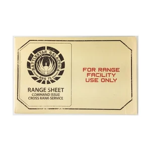 Loot Crate Toys, Movies & Battlestar Galactica Cylon Range Target Practice NM - Picture 1 of 1