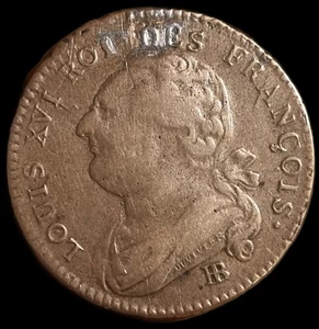 12 Deniers Louis XVI 1791 - Foto 1 di 2