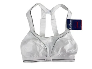 Champion Shock Absorber Ultimate Run Sports Bra, Womens Bra Uk Size 34B, White, - Picture 1 of 12