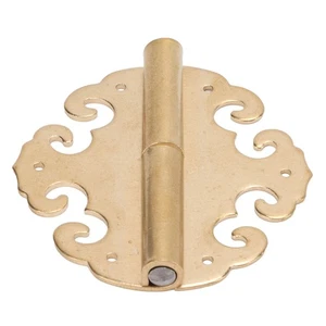 Antique Door Hinges Brass Glossy Classic Antique Style Widely Used Gold Cabinet - Picture 1 of 24