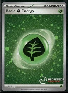 Grass Energy Professor Program SVE001 - Pokemon TCG 2023 Promo - Picture 1 of 4