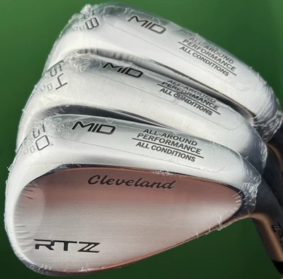 Cleveland RTZ Tour Satin Wedge Set 50-10, 54-10, 58-10 Steel DG Spinner RH NEW! - Image 1 of 4
