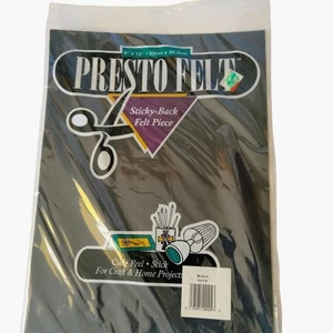 Presto Feltro Adesivo Schienale Nero Feltro Pezzo 9x12 Progetti Artigianali - Foto 1 di 6