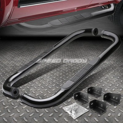 FOR 00-19 SILVERADO/GMC SIERRA REG CAB BLACK 3" SIDE STEP NERF BAR RUNNING BOARD — 第 1/4 张图片