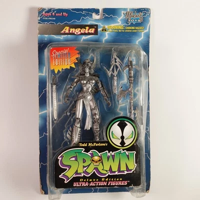 Figura de acción Angela Spawn Special Silver edición limitada 1995 McFarlane Toys Foto 1 de 4