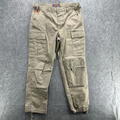 Empyre Cargo Pants Mens 28 Khaki Relax Fit Skate Workwear Utility Pockets - Image 1 of 4