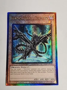 Black Metal Dragon 1st Edition Prismatic Collector's Rare RA04-EN016 Yu-Gi-Oh - Picture 1 of 2
