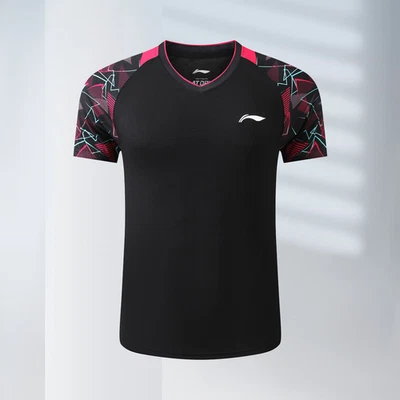 2025 New Li-Ning men's sport Tops tennis/Table tennis clothes badminton T-shirts - Image 1 of 4