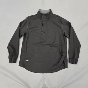 BYLT Pullover Mens XL Black Gray Elite+ Fairway Golf Quarter Snap Stretch Tech - Picture 1 of 7