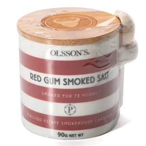 NEW Olsson's Red Gum Smoked Salt Flakes Red Jar 90g - Picture 1 of 1