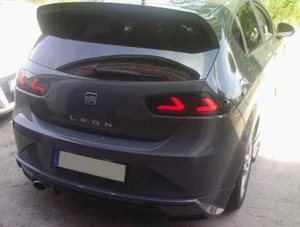 LED RÜCKLEUCHTEN FÜR SEAT LEON 1P FACELIFT 1P1 1PA 09-12 SCHWARZ HECKLEUCHTEN - Bild 1 von 6