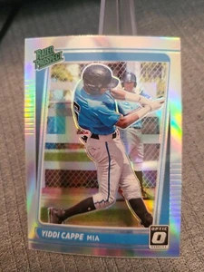 2021 DONRUSS OPTIC YIDDI BERRETTO RATED PROSPECT ARGENTO PRIZM MIAMI MARLINS - Foto 1 di 2