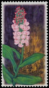 Canada Stamp #1789ii - Small purple-fringed orchid, Platanthera psycodes (199... - Picture 1 of 1