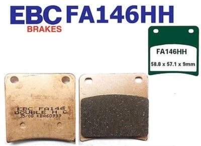 EBC Garnitures De Frein FA146HH pour Suzuki GSX 600 750 1100 F Fu FU2 VX 800 Et - Photo 1/2