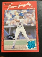 2001 Donruss Rookie Reprints #RR35 Juan Gonzalez/Rangers/1990