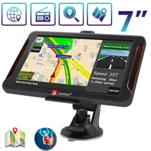 7 INCH GPS Navigation Portable Truck Navigator 8GB 256MB free USA Canada MAP - Picture 1 of 7