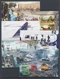 Burundi Sc 1241-1290 MNH. 2012 Transportation & Space, set of 50 souvenir sheets - Picture 1 of 9