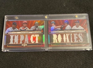 2011 Topps Triple Threads Relic Double Combos Impact Rookies Stanton Posey /36 - Picture 1 of 4