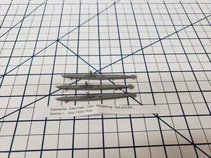 Submarine - Gato Class - USN - Wargaming - Axis and Allies - Naval Miniature - V - Picture 1 of 3