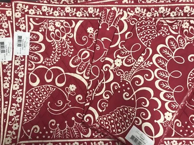 New Vera Bradley Pink Twirly Placemats & Napkins Rare Retired Set of 4 - Image 1 of 2