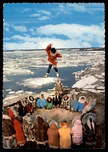 POSTCARD Blanket Tossing Sport of Alaskan Eskimos, AK UNP - Picture 1 of 2