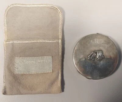 Georg Jensen Tulipano compatto in argento sterling con borsa - Immagine 1 di 4