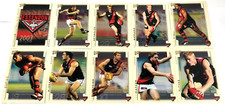 2003 SELECT AFL XL ULTRA TRADING CARD FULL BASE CARD TEAM SET (10)-ESSENDON