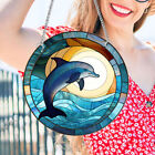 Dolphin Door Wreath Hanging Ornament for Outside Decor