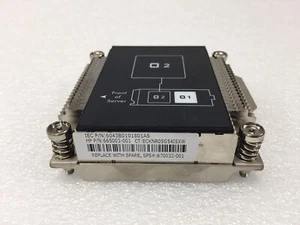 665003-001 BL460C G8 Kühlkörper 670032-001 - Bild 1 von 2
