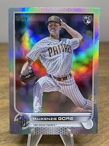 2022 Topps Update #US81 Mackenzie Gore Rainbow Foil Rookie Padres