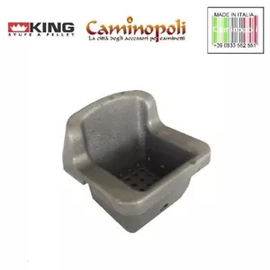 BRACIERE in Ghisa CROGIOLO di Ricambio per Stufa a Pellet KING 8 10 12 ORIGINALE - Foto 1 di 9