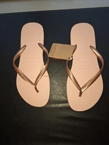 Havaianas Women's Top Rosa Ballet Rose Flip Flop Sandal, US 7/8 - Picture 1 of 6