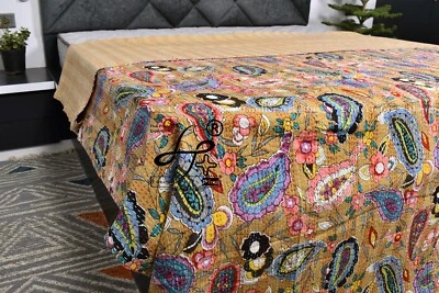 Colcha tradicional hecha a mano Ralli Boho Throw de algodón bohemio Gudari Foto 1 de 4