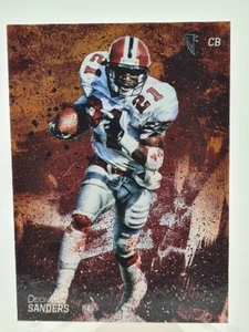 Deion Sanders 2014 Topps Fire Football Flame Foil #23 Atlanta Falcons HOF - Picture 1 of 2