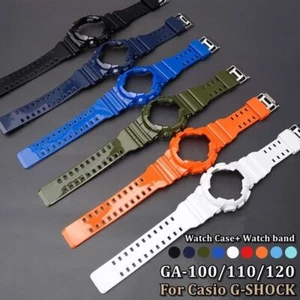 Correa de reloj impermeable para Casio G-SHOCK GA100 GA-100 Series + Estuche Bisel Mod Kit - Imagen 1 de 14