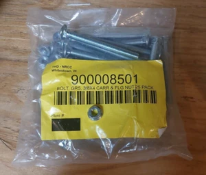 (10 piezas) Pernos de carro 3/8"x4" grado 5 con tuercas de brida zinc 10 pernos/tuercas - Imagen 1 de 4