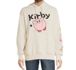 Kirby Herren Grafikdruck Fleece Pullover Hoodie Gr. 3XL (54-56) Neu mit Etikett  - Bild 1 von 5