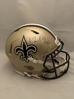 Подлинный полноразмерный скоростной Beckett с автографом Майкла Томаса из New Orleans Saints - Изображение 1 из 4