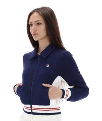 FILA Vintage Harper Mujer Azul Tenis Chaqueta de Chándal - Half-Price - Imagen 1 de 4
