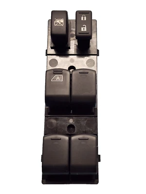 Interruptor de bloqueo e ventana eléctrica original nuevo Nissan Altima 2008-12 delantero izquierdo OEM Foto 1 de 4