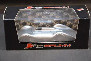 BRUMM 1/43 AUTO UNION TIPO C STREAMLINE WORLD SPEED RECORD 1937 ROSEMEYER R352 - Foto 1 di 3