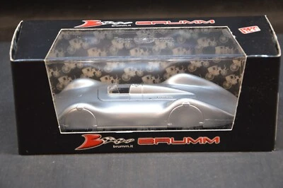 BRUMM 1/43 AUTO UNION TIPO C STREAMLINE WORLD SPEED RECORD 1937 ROSEMEYER R352 - Immagine 1 di 3