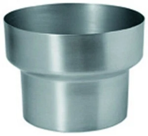 Ablaufrohr-Reduzierung Zink 80mm/ 8 tlg. 76mm - Bild 1 von 1