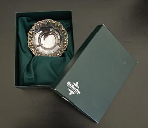 HAZORFIM ISRAEL 3D Vintage 925,8 Silber Schale 13cm/5,1" gepunzt verpackt UNBENUTZT  - Bild 1 von 7