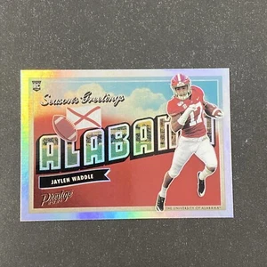 Jaylen Waddle SEASON'S GREETINGS Rookie Card 2021 Prestige Insert #SG-11 Panini - Bild 1 von 2