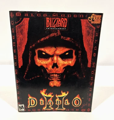 DIABLO II OFFICIAL BIG BOX INSTRUCTION BOOKLET GAME MANUAL ONLY FOR PC BLIZZARD - Image 1 of 4