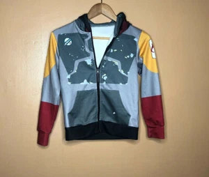 Boys Size XS Sweatshirt Hooded Zip Front Multicolor Long Sleeve - Picture 1 of 12