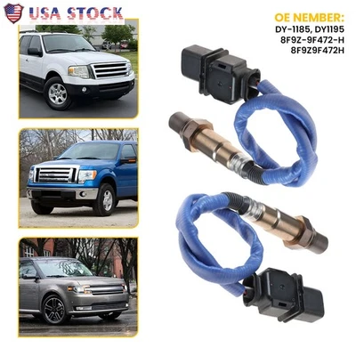 Sensor de oxígeno O2 02 aguas arriba 2 piezas para Ford F-450 F-550 Super Duty 2013-2016 6,8 L Foto 1 de 4
