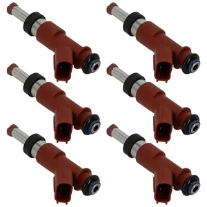 Conjunto de 6 inyectores de combustible para Toyota Venza Sienna 3,5 L 2006-2017 23209-31050 V6 - Imagen 1 de 12