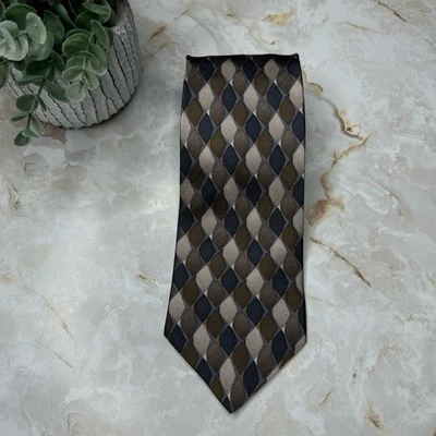 Bruno Piattelli 100% 真丝男式领带 3 7/8 英寸 - 57 英寸 — 第 1/4 张图片